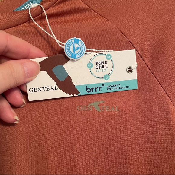 Genteal men’s brrr triple chill effect athletic performance long sleeve tee L - Picture 4 of 5